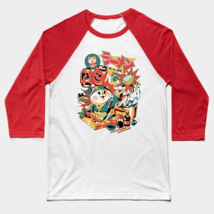 Neko Ramen - A Cat Ramen Baseball T-Shirt